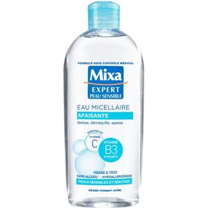 Eau Micellaire Douce Mixa - Peaux sensibles - 400ml - Publicité Eau Micellaire Douce Mixa - Peaux sensibles - 400ml - Publicité