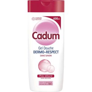 Gel Douche Cadum Dermo-respect Sans Savon - Peaux sensibles - Publicité Gel Douche Cadum Dermo-respect Sans Savon - Peaux sensibles - Publicité