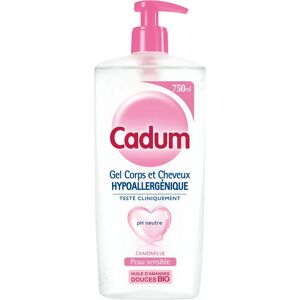 Gel douche Camomille Cadum - 750ml - Publicité Gel douche Camomille Cadum - 750ml - Publicité