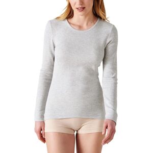 T-shirt manches longues gris Damart - Chaleur intense thermique - Publicité T-shirt manches longues gris Damart - Chaleur intense thermique - Publicité