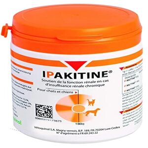 Vetoquinol Ipakitine 180g x 2 - Complemento renal para perros y gatos Vetoquinol Ipakitine 180g x 2 - Complemento renal para perros y gatos