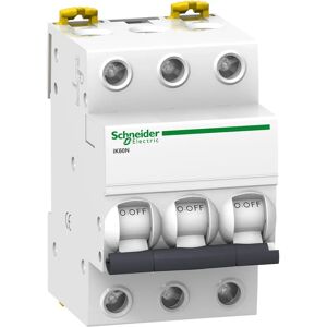 Interruptor automático Schneider Electric A9K24363 - 3P 63A, Tipo CB, 6 Módulos Interruptor automático Schneider Electric A9K24363 - 3P 63A, Tipo CB, 6 Módulos