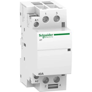 Schneider Electric A9C20842 2-Pole Contactor - IP20 - 40A - 220-240V - Acti 9 Series Schneider Electric A9C20842 2-Pole Contactor - IP20 - 40A - 220-240V - Acti 9 Series