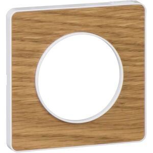 Plaque Interrupteur Schneider - Bois Naturel - Odace Touch - 85x85mm - Publicité Plaque Interrupteur Schneider - Bois Naturel - Odace Touch - 85x85mm - Publicité