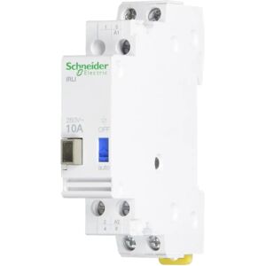 Schneider Electric A9E15535 Relais - 10A, 2P, 230-240V CA - Montage sur rail DIN - Publicité Schneider Electric A9E15535 Relais - 10A, 2P, 230-240V CA - Montage sur rail DIN - Publicité