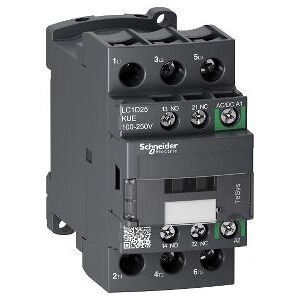 Schneider Electric LC1D25KUE - Contacto de potencia de 3 polos - 230V - 25A - 11kW Schneider Electric LC1D25KUE - Contacto de potencia de 3 polos - 230V - 25A - 11kW