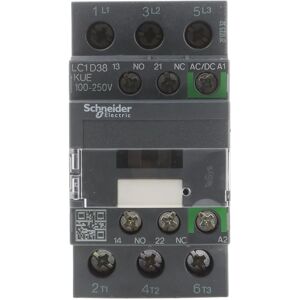 Schneider Electric LC1D38KUE - Leistungsschütz 3-pol. 38A - AC3 - 100-250V Schneider Electric LC1D38KUE - Leistungsschütz 3-pol. 38A - AC3 - 100-250V