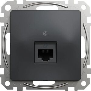 Schneider Electric Sedna Design RJ45 Cat 6 UTP Noir Anthracite - Prise Informatique Schneider Electric Sedna Design RJ45 Cat 6 UTP Noir Anthracite - Prise Informatique