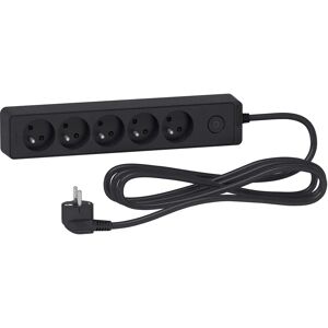 Multiprise Schneider Electric SC5ST9353B - 5 Prises, Câble 3m Multiprise Schneider Electric SC5ST9353B - 5 Prises, Câble 3m
