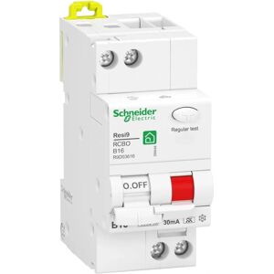 Schneider Electric R9D01616 - Aardlekschakelaar 16A, 30mA - DIN-rail montage Schneider Electric R9D01616 - Aardlekschakelaar 16A, 30mA - DIN-rail montage