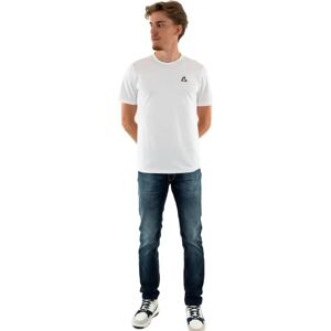 Le Coq Sportif Model 2422106 Wit katoenen T-shirt - T-shirt Le Coq Sportif Model 2422106 Wit katoenen T-shirt - T-shirt