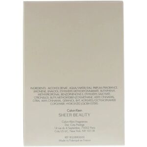 Calvin Klein Sheer Beauty Eau de Toilette 50ml - Women Calvin Klein Sheer Beauty Eau de Toilette 50ml - Women