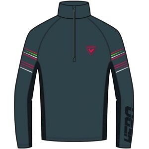 Rossignol - Classique Hero - onyx szary - półzamek - koszulka narciarska Rossignol - Classique Hero - onyx szary - półzamek - koszulka narciarska