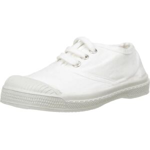 Bensimon White Cotton Tennis Shoes - Children's Sports Shoes Bensimon White Cotton Tennis Shoes - Children's Sports Shoes