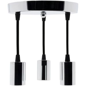 Kit de Lampe de Plafond Triple Elexity - Finition Chrome - Publicité Kit de Lampe de Plafond Triple Elexity - Finition Chrome - Publicité