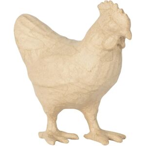 Pollo Décopatch cartapesta 19cm Pollo Décopatch cartapesta 19cm