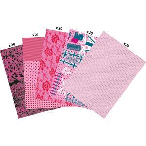Papier Décopatch - 30x40cm Rose - 120 Feuilles - Publicité Papier Décopatch - 30x40cm Rose - 120 Feuilles - Publicité