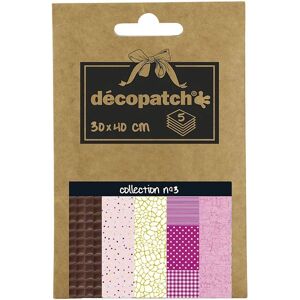 Décopatch DP003O Konstnärspapper - 5 Ark Décopatch DP003O Konstnärspapper - 5 Ark