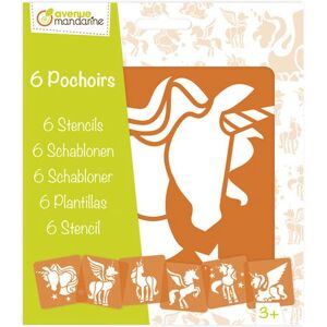 Avenue Mandarine - PO006C - Unicornios - Naranja - Plantilla Avenue Mandarine - PO006C - Unicornios - Naranja - Plantilla