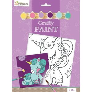 Kit de Peinture Licorne Avenue Mandarine - Jouet créatif - Publicité Kit de Peinture Licorne Avenue Mandarine - Jouet créatif - Publicité