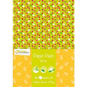 Avenue Mandarine Spring Paper Pack - Craft Paper Avenue Mandarine Spring Paper Pack - Craft Paper