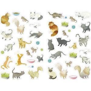 Clairefontaine AE017O Kids' Stickers - 48 Sheets, 1692 Stickers Clairefontaine AE017O Kids' Stickers - 48 Sheets, 1692 Stickers