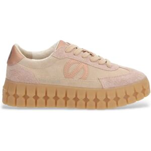 NO NAME Beige Leather Sneakers - Sneakers NO NAME Beige Leather Sneakers - Sneakers