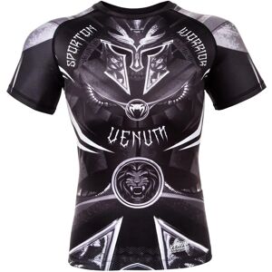 Venum Gladiator 3.0 Short Sleeve MMA Rashguard - Black/White Venum Gladiator 3.0 Short Sleeve MMA Rashguard - Black/White