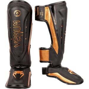 Venum Elite Evo Schienbeinschoner - Schwarz/Bronze XL Venum Elite Evo Schienbeinschoner - Schwarz/Bronze XL