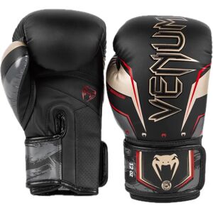 Venum Elite Evo Boxing Gloves - Black/Gold/Red - 12 oz Venum Elite Evo Boxing Gloves - Black/Gold/Red - 12 oz