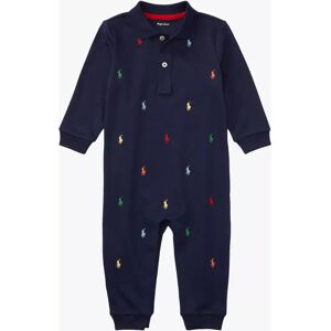 Ralph Lauren Baby Sleepsuit - Soft Cotton Interlock - Signature Pony Pattern Ralph Lauren Baby Sleepsuit - Soft Cotton Interlock - Signature Pony Pattern