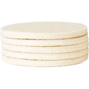 Conjunto de 5 almofadas de feltro Casselin CFL5 para crepeira elétrica Conjunto de 5 almofadas de feltro Casselin CFL5 para crepeira elétrica