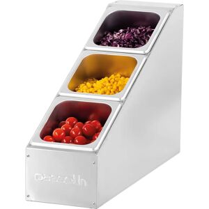 Support Casselin per 3 contenitori GN 1/6 - Acciaio inox Support Casselin per 3 contenitori GN 1/6 - Acciaio inox