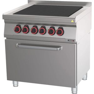 Casselin C7FOE4PFV80 - Acciaio inox - Forno elettrico con 4 piani e forno ventilato Casselin C7FOE4PFV80 - Acciaio inox - Forno elettrico con 4 piani e forno ventilato