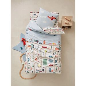 Vertbaudet Kids Vehicle Reversible Duvet Set Vertbaudet Kids Vehicle Reversible Duvet Set