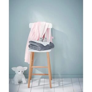 Vertbaudet Baby Blanket - Stella Pink - Polar Fleece & Plush - 75x100cm Vertbaudet Baby Blanket - Stella Pink - Polar Fleece & Plush - 75x100cm