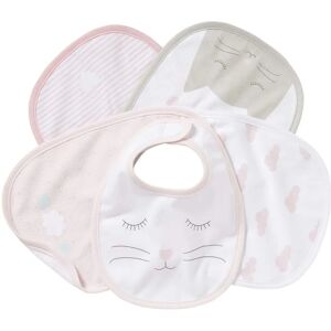 Baberos para recién nacido Vertbaudet - Pack de 5 - Rosa Claro Baberos para recién nacido Vertbaudet - Pack de 5 - Rosa Claro