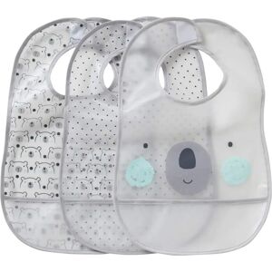 Bavoirs pour bébé Vertbaudet - Pack de 3 plastifiés avec poche récupératrice dès la naissance - Publicité Bavoirs pour bébé Vertbaudet - Pack de 3 plastifiés avec poche récupératrice dès la naissance - Publicité