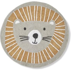 Tapete redondo lavável de Leão Vertbaudet - Algodão - 100cm Tapete redondo lavável de Leão Vertbaudet - Algodão - 100cm