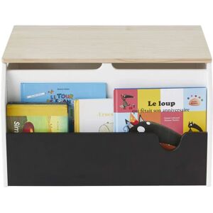 Vertbaudet White LIGNE SCHOOL Storage Chest for Books & Toys Vertbaudet White LIGNE SCHOOL Storage Chest for Books & Toys