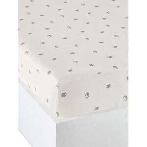 VERTBAUDET Organic Cotton Baby Fitted Sheet - Small Hedgehog Print VERTBAUDET Organic Cotton Baby Fitted Sheet - Small Hedgehog Print