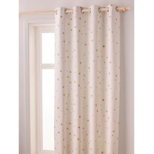 Vertbaudet White Star-Pattern Blackout Curtain - 135x180 - Bedroom Decor Vertbaudet White Star-Pattern Blackout Curtain - 135x180 - Bedroom Decor