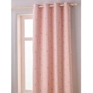 Vertbaudet Pink Rainbow Star Blackout Curtain - 135x180cm Vertbaudet Pink Rainbow Star Blackout Curtain - 135x180cm