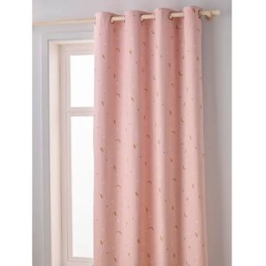 Vertbaudet Pink Rainbow Glow-in-the-dark Curtains - Blackout Kids Room Vertbaudet Pink Rainbow Glow-in-the-dark Curtains - Blackout Kids Room