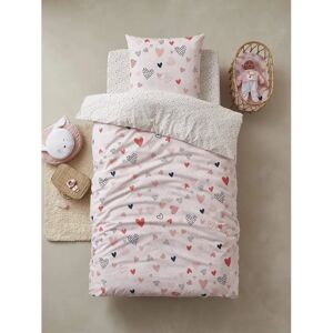 Vertbaudet Kids Heart Pattern Duvet Set - Bedding Type Vertbaudet Kids Heart Pattern Duvet Set - Bedding Type