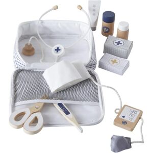 Set de docteur en bois blanc Vertbaudet pour poupée - Kit médical pour enfants Set de docteur en bois blanc Vertbaudet pour poupée - Kit médical pour enfants
