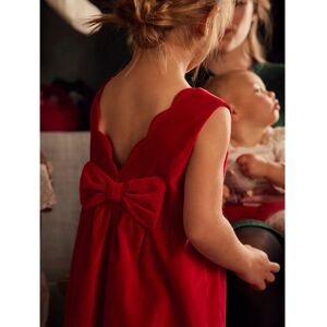 Vertbaudet Red Velvet Girl Dress - Model 12A Vertbaudet Red Velvet Girl Dress - Model 12A