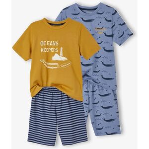 Vertbaudet Model 8A - Boy Whale Shorts Set - Cotton Vertbaudet Model 8A - Boy Whale Shorts Set - Cotton