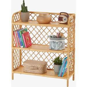 Estante de rattan de 3 níveis - Charme vintage Estante de rattan de 3 níveis - Charme vintage