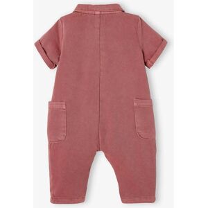 Vertbaudet Baby Short Sleeve Romper - Wood Rose - Baby Type Vertbaudet Baby Short Sleeve Romper - Wood Rose - Baby Type